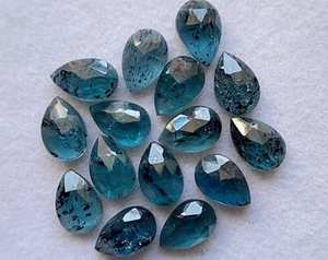 Cianita naranja tallada en forma de rosa, piedras preciosas con reverso plano, lote de 15 piezas, piedras de cianita naranja natural para la fabricación de joyas. - Product Image 4