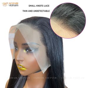 Extensiones de cabello humano Remy vietnamita Full HD para peluca Frontal de encaje con pelucas de alta calidad resaltadas rectas de hueso - Product Image 5