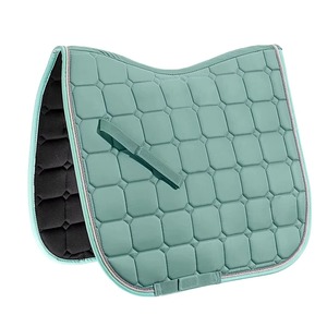 Best Quality Eco-friendly Material Factory Directly Horse Saddle <b>Pads</b> Wholesale Cotton Satin Numnah Blanket <b>Foam</b> <b>Padded</b> Fabric - Product Image 4