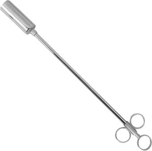 Pistola de bolas de metal de 17 pulgadas con clip de resorte y 3 cabezales de latón, herramienta veterinaria duradera para administración eficiente de medicamentos - Product Image 1