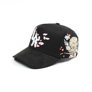 Gorras New Era Originales de Calidad, Gorras de 5 Paneles con Visera Curva, Forro de Satén, Deportivas, Impermeables, de Gamuza, con un Solo Botón, Gorra de Béisbol - Product Image 1