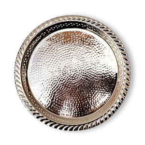 Meilleures ventes : Plateaux et plats de service en aluminium, assiettes de présentation miroir pour dîner et mariage - Product Image 6