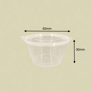 Gobelet jetable de 1,5 oz avec couvercle à charnière, sans BPA, biodégradable, compatible lave-vaisselle, compostable, écologique, compatible congélateur et micro-ondes - Product Image 3