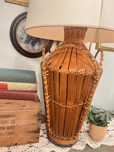 Vietnam Vintage Hand Woven Japanese <b>Bamboo</b> Cormorant Large Rattan <b>Table</b> <b>Lamp</b> Farmhouse Decor Supplier Manufacturer - Product Image 4