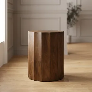 Modern Handmade Wooden Side <b>Table</b> Minimalist Design Living Room Furniture - Product Image 1