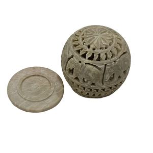 Bougeoir en filigrane en marbre fait à la main avec des conceptions d'amour religieux d'ange d'animal de croix de Feng Shui - Product Image 4