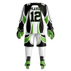 Uniforme de hockey sur glace de qualité supérieure, léger, en tissu respirant, coupe athlétique professionnelle, coutures renforcées, impression résistante à l'usure - Product Image 5