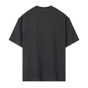 เสื้อยืดคอกลมโอเวอร์ไซส์ทรงบ็อกซี่ ผ้าฝ้ายพีมา 100% ขายส่ง คุณภาพสูง ระบายอากาศได้ดี ผ้าถักเนื้อหนา สำหรับออกกำลังกายหรือใส่ลำลอง รับผลิตตามแบบ - Product Image 2