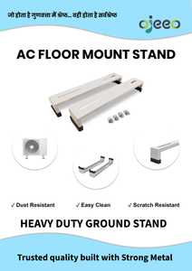 Floor Mounted Manual Condenser Support Durable High Quality Easy Installation Stainless Steel AC Stand Industrial Commercial - Product Image 2