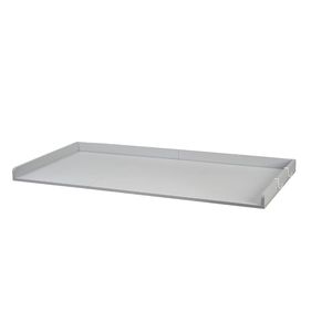 Piano d'appoggio in legno resistente all'acqua 54 x 27,5 pollici per lavatrice/asciugatrice con 2 ganci, per organizzazione e stoccaggio domestico, bordo superiore per macchina lavatrice - Product Image 1