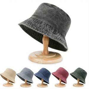 Sombrero de Pescador de Mezclilla de Color Sólido, Unisex, Casual, Protección Solar, para Primavera/Verano, Uso en Exteriores, 56-58CM - Product Image 5
