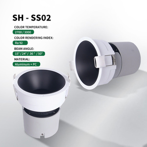 Foco Empotrable <span class=keywords><strong>LED</strong></span> de 20W con Ángulo de Haz Ajustable y Antideslumbrante, Fácil de Instalar, Modular y Extraíble - Product Image 1