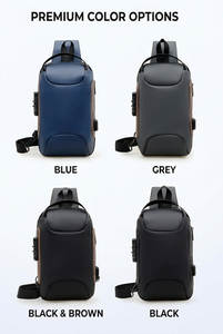 Bolso de hombro para hombre, elegante bandolera, bolso de mensajero, ligero, para viajes, trabajo, informal, duradero, a la moda, para uso diario - Product Image 6