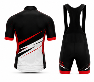 Ensemble de cyclisme professionnel unisexe, maillot et short à bretelles avec motif de crâne, léger, respirant, écologique, évacuant l'humidité, vêtements de sport - Product Image 4