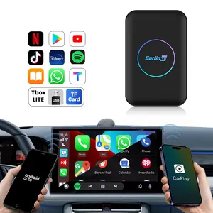 Carlinkit Wireless Carplay Adapter Portable Stereo Car Play Multimedia Module Dongle Small Carplay Smart Car Black Box Netflix