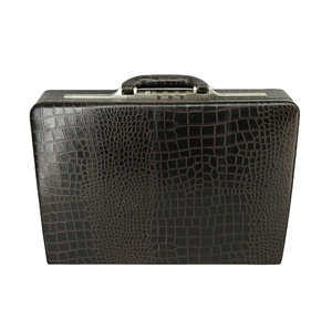 Genuine Leather Luggage Men's Briefcase Laptop Bag Sleeve Men's Purse Attache Cases Italian <b>Lock</b> Secure Luxury Designer <b>Suitcase</b> - Product Image 1