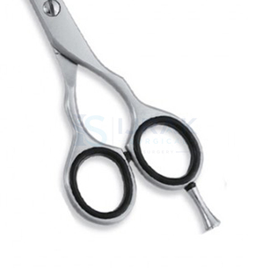 Ciseaux professionnels pour la parrure des cheveux, en acier inoxydable 440C, 28 dents, pointe arrondie, pour droitiers, manche long, outils de salon - Product Image 3