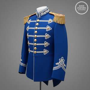 Túnica de uniforme de banda de marcha para adultos, personalizada, de calidad especial, para guardias de banda, trompetistas y ingenieros. - Product Image 5