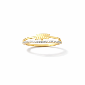 Anillo de boda minimalista apilable de diseño Namivaa, elegante para uso diario, joyería fina para mujer, regalo - Product Image 1