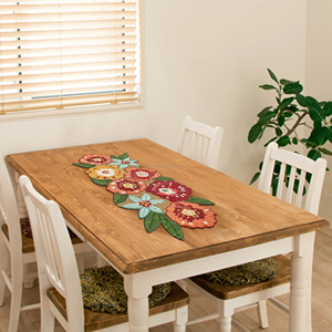 ผ้าปูโต๊ะพีวีซีสีทึบนักวิ่งลูกปัดสำหรับงานแต่งงานวันเกิดงานเลี้ยงคริสต์มาสของตกแต่งบ้านดีไซน์ล่าสุด - Product Image 2