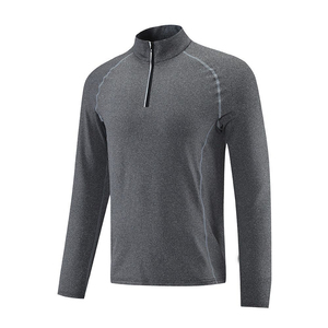 Top Selling Men Gym <b>Compression</b> Gym Wear Wholesale <b>Compression</b> <b>Shirts</b> Long Sleeve Quick Dry Sports Spandex Polyester for Adults - Product Image 3