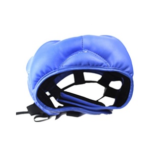 Vente en gros de couvre-chef de boxe personnalisé intégral de couleur bleue équipement de protection protège-tête de boxe pour hommes - Product Image 4