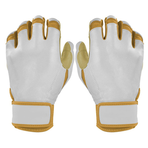 Guantes de Bateo de Béisbol Blancos al por Mayor, Personalizables con Etiqueta, Palma de Cuero Genuino Cabretta, Fabricante de Guantes de Bateo de Softbol - Product Image 6