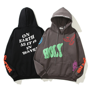 Manufacturers Wholesale Unisex High Quality Hoody Men Zipper-up Hoodi Custom Print logo Full <b>Face</b> Zip up Men's Hoodie for Men - Product Image 3