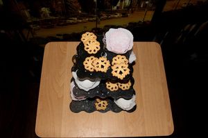 Handmade Epoxy Resin <b>Cake</b> Cupcake Stand Decorative 3 <b>Tier</b> - Product Image 6