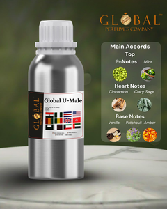 U MALE Inspired Fragrance High Quality Premium Fragrance Long Lasting Bulk Suppliers Concentrated Multi-Scent Daily Fragrance - Product Image 1