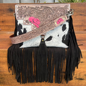 กระเป๋าสะพายข้างหนังวัวแท้สำหรับผู้หญิง, กระเป๋าสะพายข้างกระเป๋าหนังวัวแท้ทรงเครื่องมือคุณภาพสูง - Product Image 2