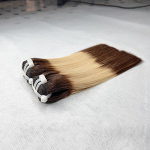 Faisceaux de cheveux raides d'os sain et soyeux 100% cuticule alignée extensions de cheveux raides de couleur de piano à donneur unique - Product Image 3