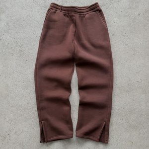 Custom Streetwear Heavyweight Cotton <b>Jogger</b> Manufacturer Fleece <b>stacked</b> Flared Track Sweatpants Men - Product Image 2