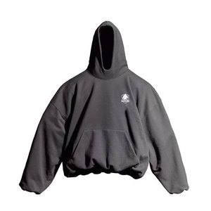 เสื้อฮู้ดดี้โอเวอร์ไซส์ผ้าฟลีซผสมฝ้ายสำหรับฤดูหนาว สไตล์ล่าสุด MOQ ต่ำ คุณภาพสูง รับสกรีนโลโก้ - Product Image 1