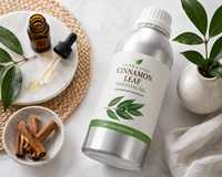 Huile Essentielle de Feuille de Cannelle Naturelle Pure à 99,5% (Cinnamomum Cassia) Distillée à la Vapeur en Inde, Parfum Herbacé Épicé, Aromathérapie, Soin de la Peau