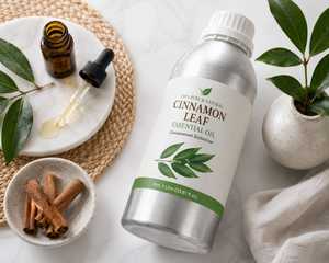 Aceite Esencial de Hoja de Canela 99.5% Puro y Natural (Cinnamomum Cassia) Destilado al Vapor en India, Aroma Especiado Herbal para Aromaterapia y Cuidado de la Piel - Product Image 3