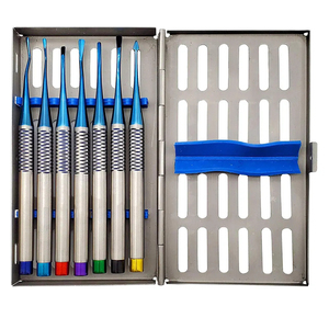 Kit de 7 proximateurs dentaires manuels PDL, élévateurs luxateurs, instruments chirurgicaux certifiés CE, poignée ergonomique ROBOZ TECH - Product Image 5