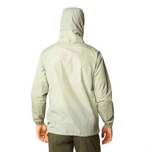 Veste coupe-vent pour homme personnalisée, automne, à capuche, imperméable, polyester, design patchwork sur le devant, légère, respirante, décontractée pour l'extérieur - Product Image 4