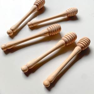 Premium Wooden Honey Dipper With Smooth Finish For Tea <b>Coffee</b> Bread And Pancake Honey Serving Purpose - Product Image 3