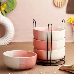 Tazón de Cerámica Duradero, Económico y Elegante para Servir Sopa, Ensalada, Arroz, Pasta y para Uso en la Cena - Product Image 5