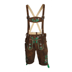 Pantalones Cortos de Lederhosen para Hombre, Diseño Moderno, Tendencia Actual, Traje Tradicional Alemán, Pantalones Cortos de Lederhosen Bávaros de Alta Calidad - Product Image 1