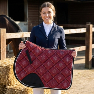 Almohadilla de Silla de Montar al por Mayor para Equitación, Manta de Algodón y Poliéster Acolchada, Transpirable, Duradera, Antifricción, con Logotipo Personalizado OEM - Product Image 6