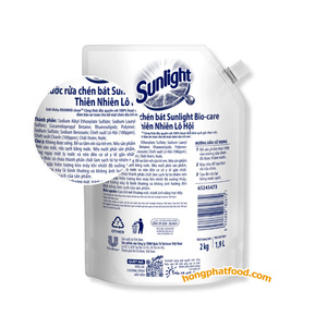 Liquide vaisselle écologique Sunlight Bio-care aux sels minéraux naturels et à l'aloe vera, recharge 2 kg - Product Image 3