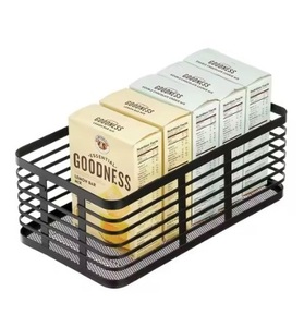 Modern Iron Durable Metal Eco-Friendly Storage <b>Basket</b> for Home Storage Multifunctional <b>Baskets</b> At Wholesale Price - Product Image 1