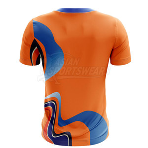 Vêtements d'été pour hommes, t-shirts à manches courtes, sublimation unie, col rond, séchage rapide, nouvelle arrivée - Product Image 2