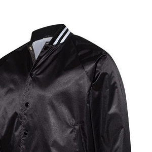Chaqueta Satinada Resistente al Viento de Alta Calidad y Bajo MOQ, Nuevo Diseño, Chaqueta Varsity Satinada para Hombre, Chaqueta Satinada Resistente al Viento Ecológica Personalizada para Hombre - Product Image 6