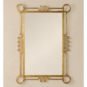 Miroir mural d'intérieur design, motif feuille, décoration classique et moderne, plusieurs finitions disponibles. - Product Image 1