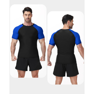 Professional <b>Custom</b> MMA Rash Guard Set Vendor Quick Dry <b>Compression</b> <b>Shirt</b> Shorts Private Label - Product Image 1