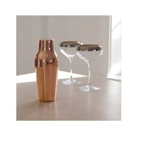 Juego de Coctelera de Cobre, Moderno, Redondo, de Metal, Utensilios de Bar Duraderos de Acero Inoxidable - Product Image 3