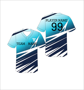 เสื้อเบสบอลแบบกำหนดเอง คอวี แขนสั้น โพลีเอสเตอร์พิมพ์ลาย ชื่อทีมชาย พิมพ์ลายระบายอากาศได้ทุกฤดูกาล ทรงปกติ - Product Image 4